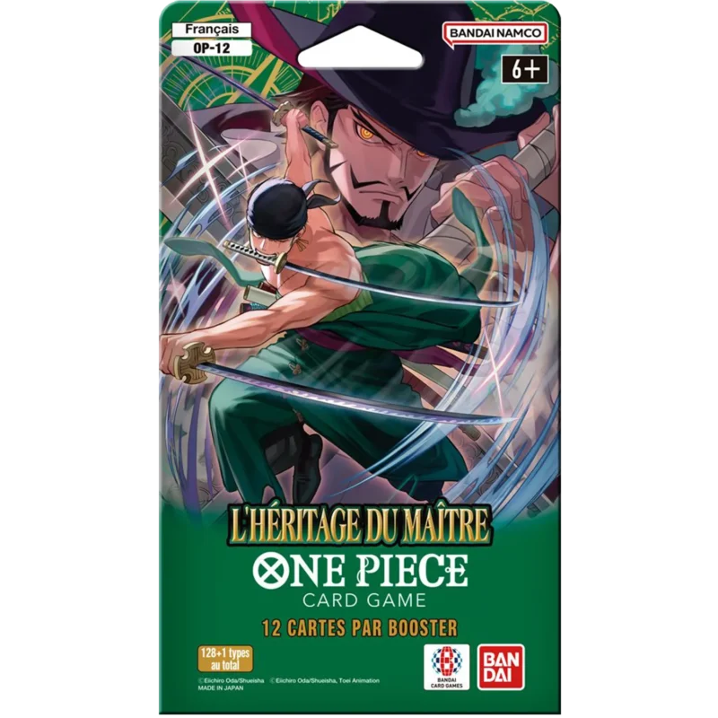 One Piece Card Game – Booster Blister OP12 L&rsquo;Héritage du Maître – Français (1 Booster)