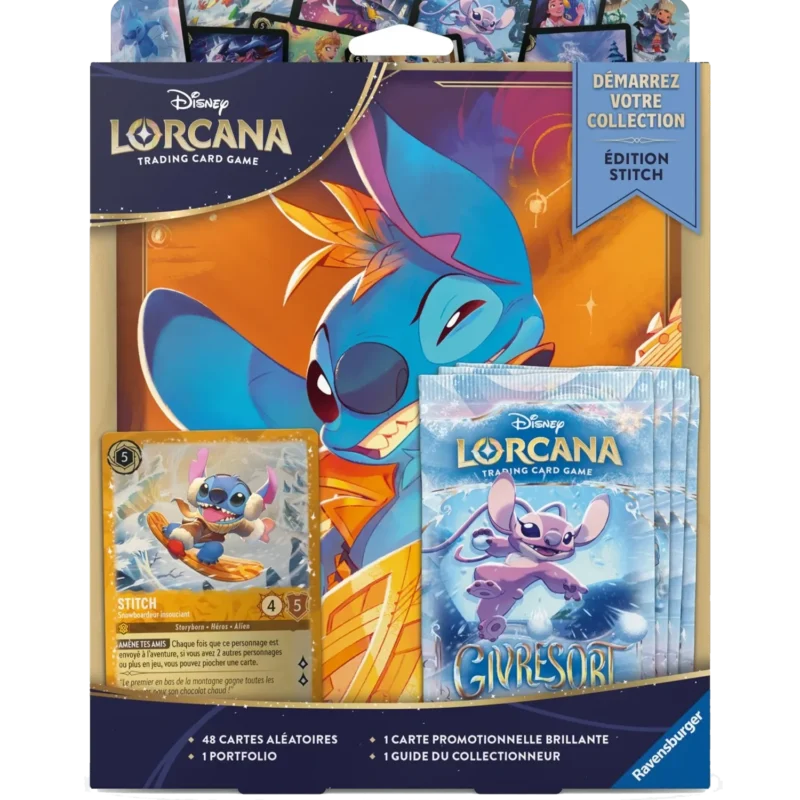 Lorcana – Trove Pack Trésor des Illumineurs – Chapitre 11 Givresort – Français (4 Boosters)
