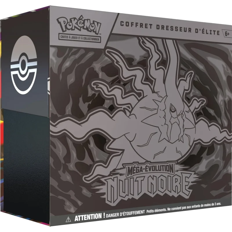 Pokémon – ETB Coffret Dresseur d&rsquo;Elite Nuit Noire – Français (9 Boosters)