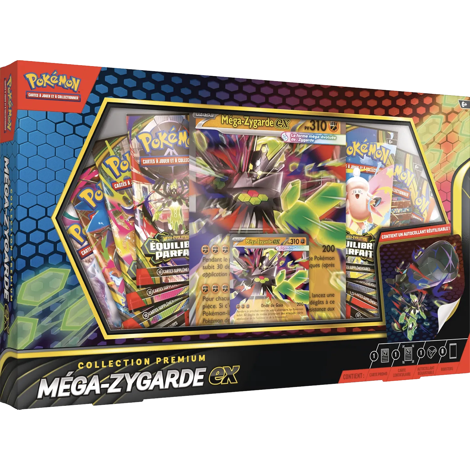 Pokémon – Collection Premium Méga Zygarde Ex – Français (8 Boosters)