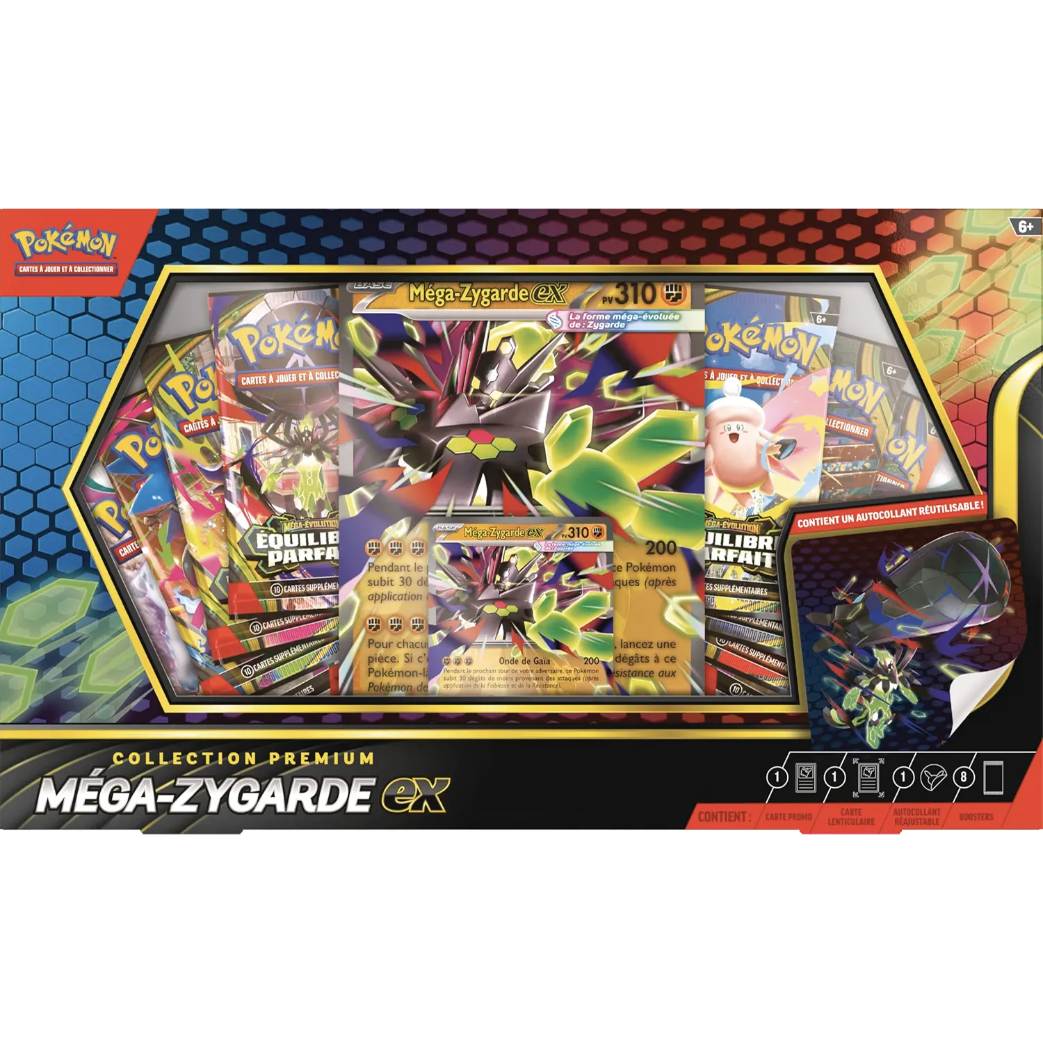 Pokémon – Collection Premium Méga Zygarde Ex – Français (8 Boosters)