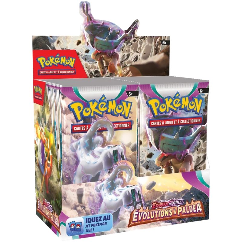 Pokémon – Display Evolutions à Paldea – Français (36 Boosters)