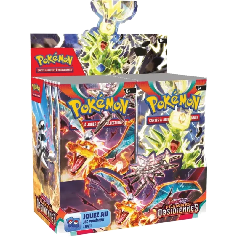Pokémon – Display Flammes Obsidiennes – Français (36 Boosters)