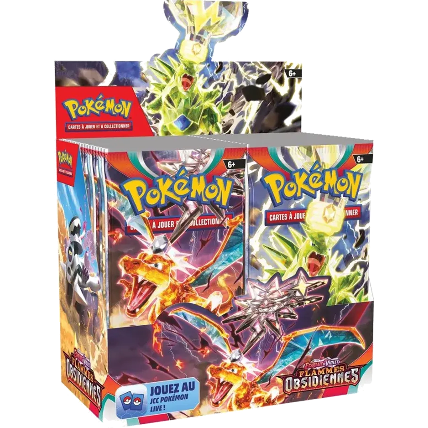 Pokémon – Display Flammes Obsidiennes – Français (36 Boosters)