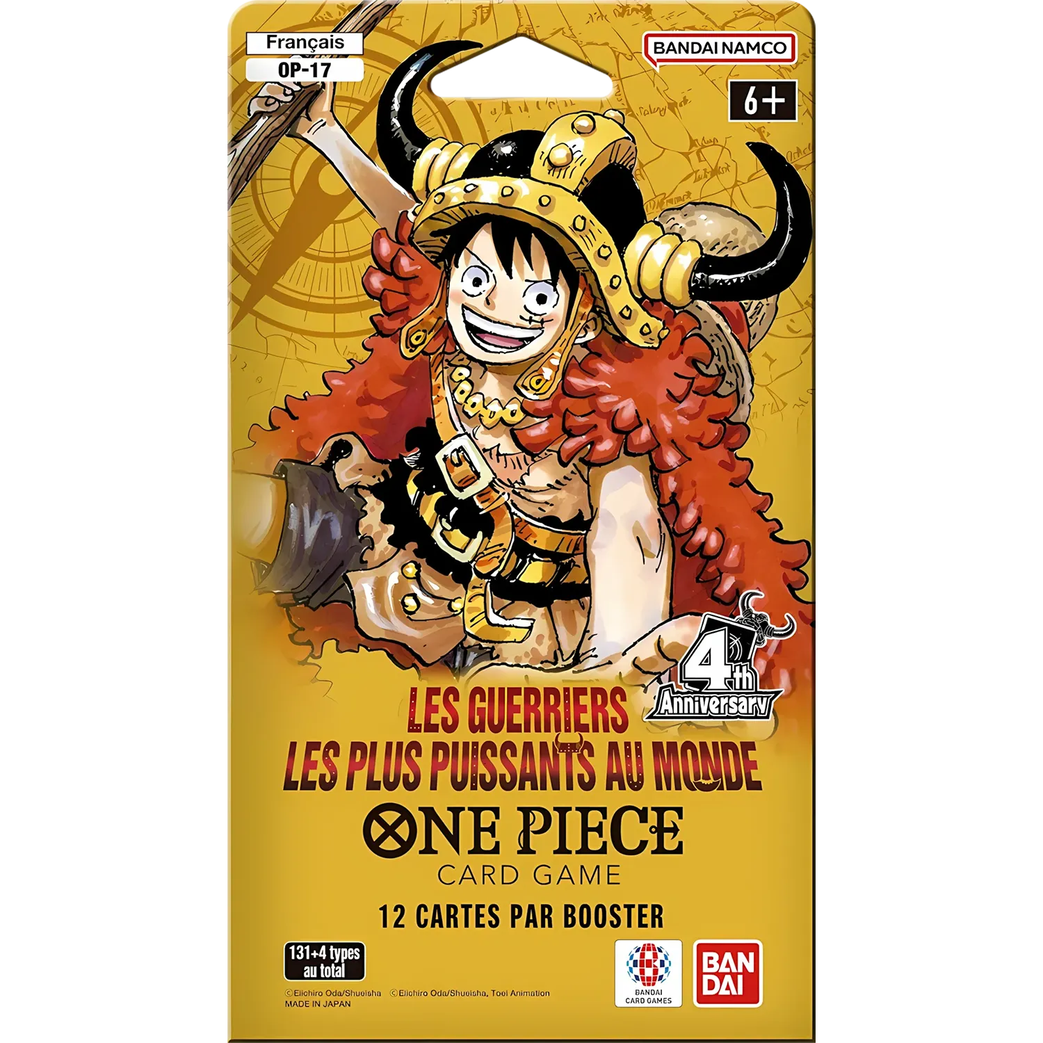One Piece Card Game – Booster Blister OP17 Les Guerriers Les Plus Puissants au Monde – Français (1 Booster)