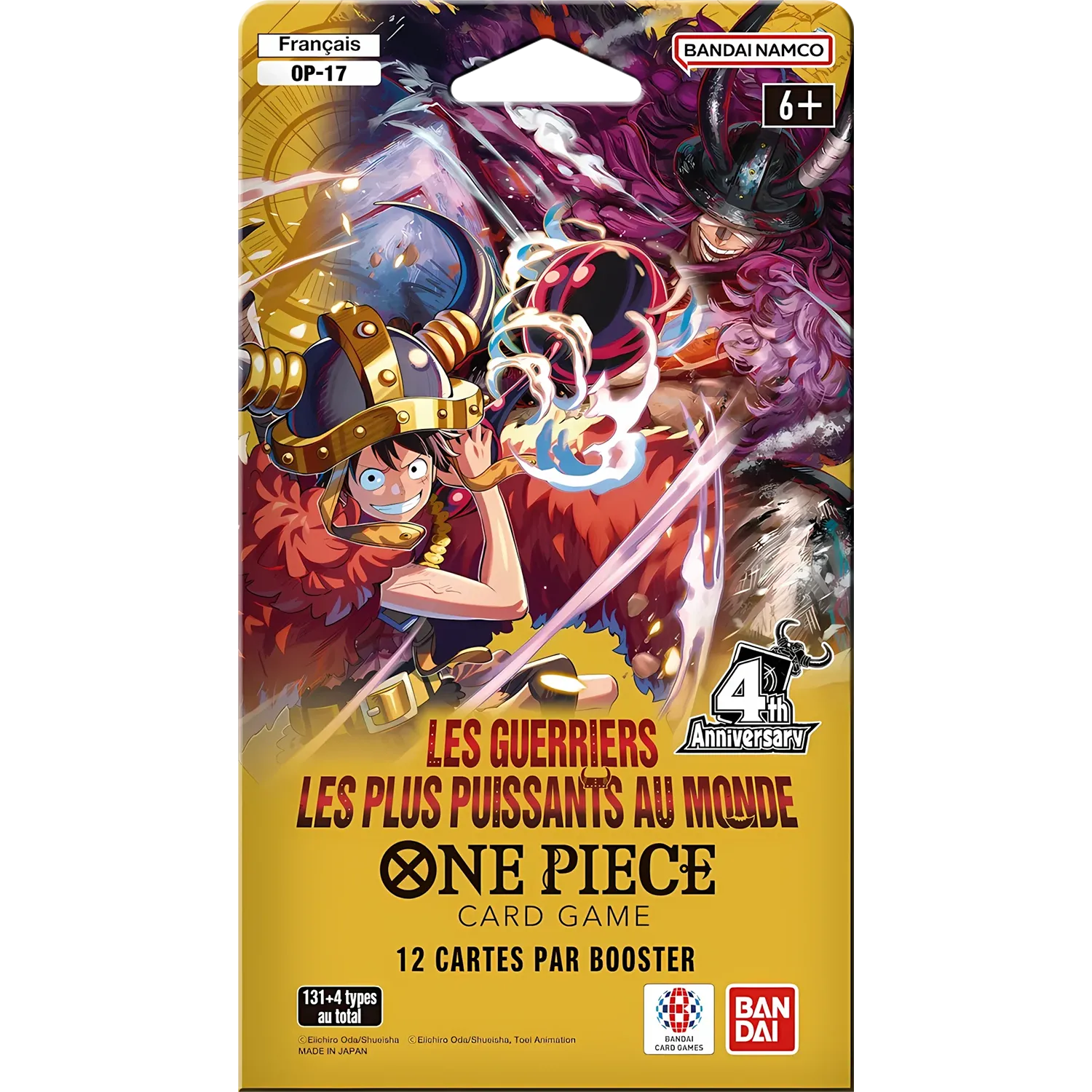One Piece Card Game – Booster Blister OP17 Les Guerriers Les Plus Puissants au Monde – Français (1 Booster)