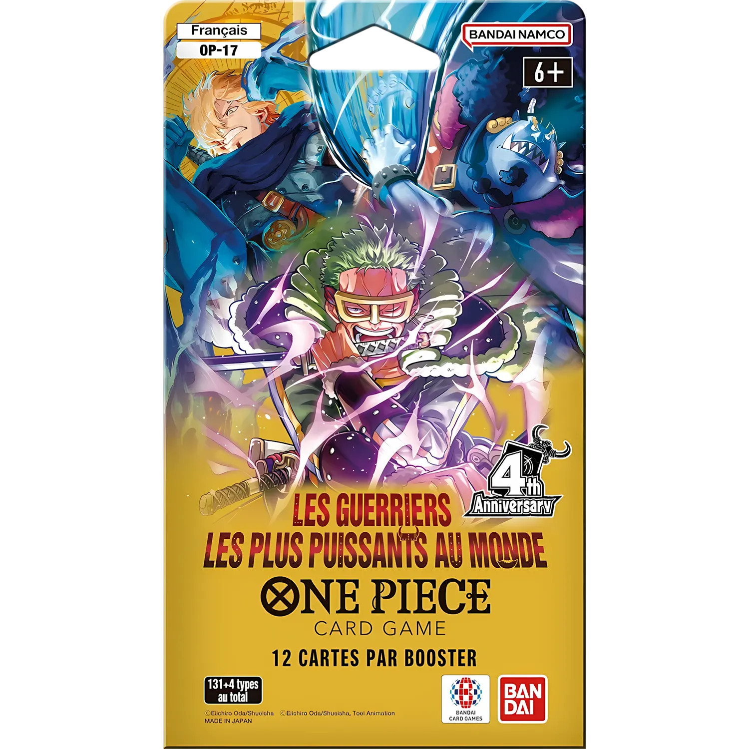 One Piece Card Game – Booster Blister OP17 Les Guerriers Les Plus Puissants au Monde – Français (1 Booster)