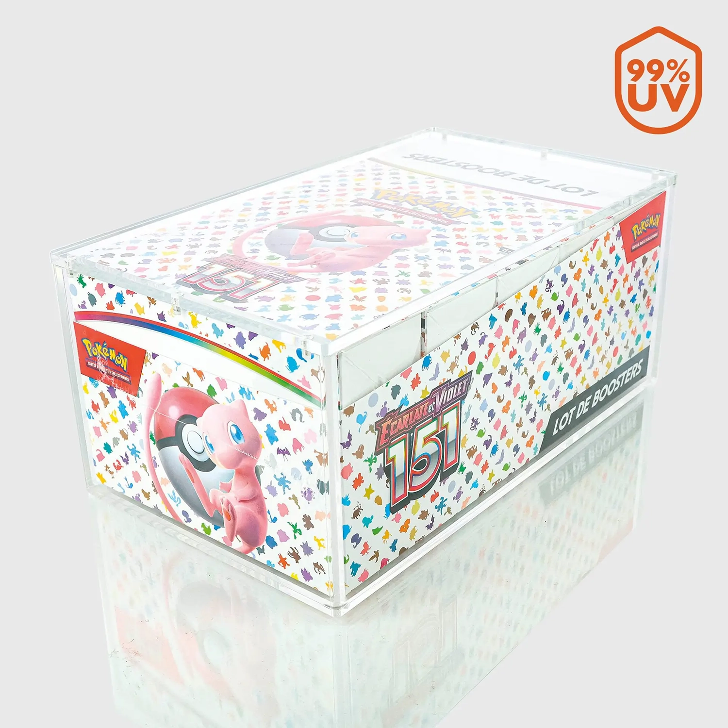 Phoenix Shield – Protection Acrylique pour Case Bundle Pokémon