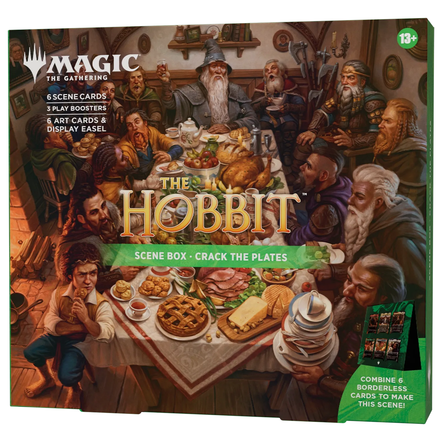 Magic The Gathering – Scene Box Crack the plates & Treasures of Smaug – Anglais (6 Boosters)