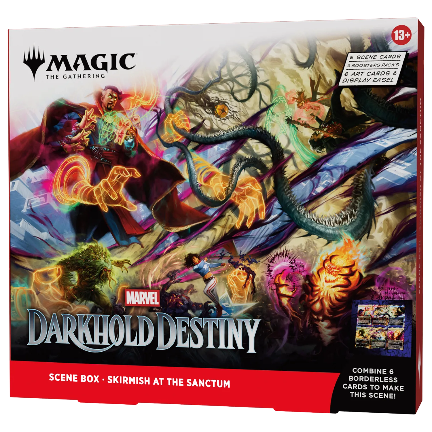 Magic The Gathering – Scene Box Set / Skirmish at the sanctum & Assault on Asgard – Anglais (6 Boosters)